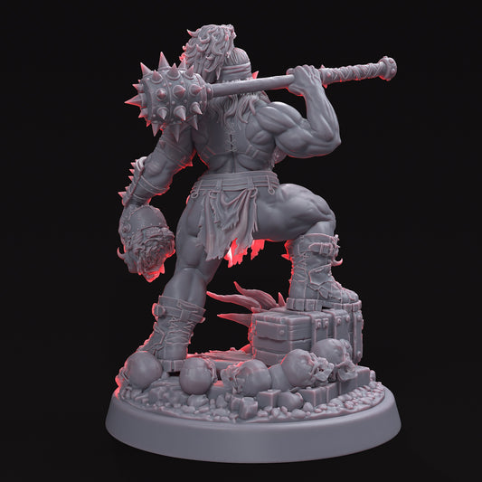 Big Bertha 40mm Ork Warrior STL File Digital Download