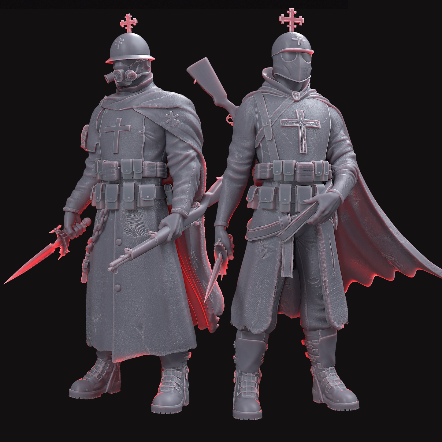 THE FRONT LINE INFANTRY OF THE BLACK SONS OF LOYOLA (STL File)
