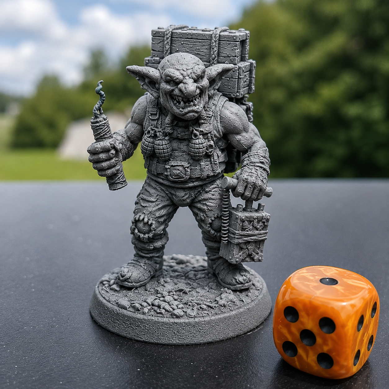 DYNO MIKE — 32MM GRIMSPOIL PHYSICAL MINIATURE