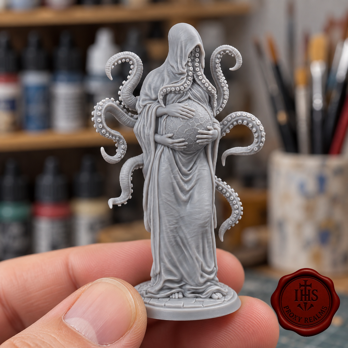 The Deliverer | Dark Fantasy Resin Miniature | Physical 3D Print