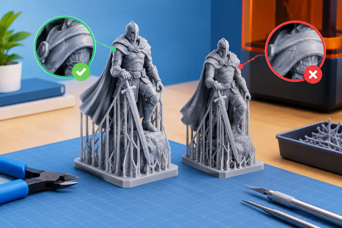How to Support Miniature STLs Without Scars