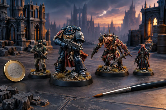 32mm Miniature Scale Guide for Grimdark Tables