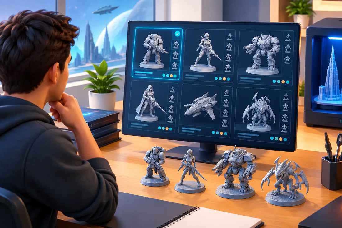 How to Pick Better Sci Fi Miniature STL Files