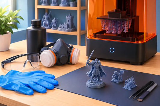 Resin Printing Safety for Miniature Makers