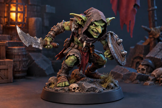 Goblin Character STL Download for Grimdark Tables