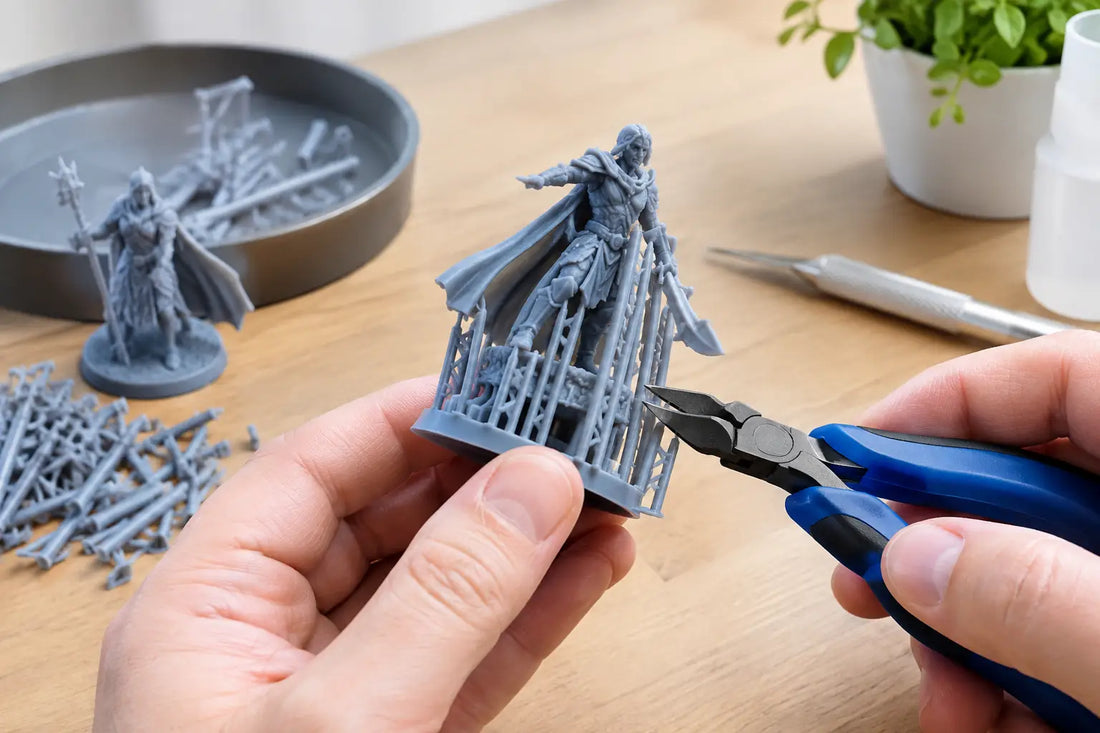 How to Remove Supports From Resin Miniatures