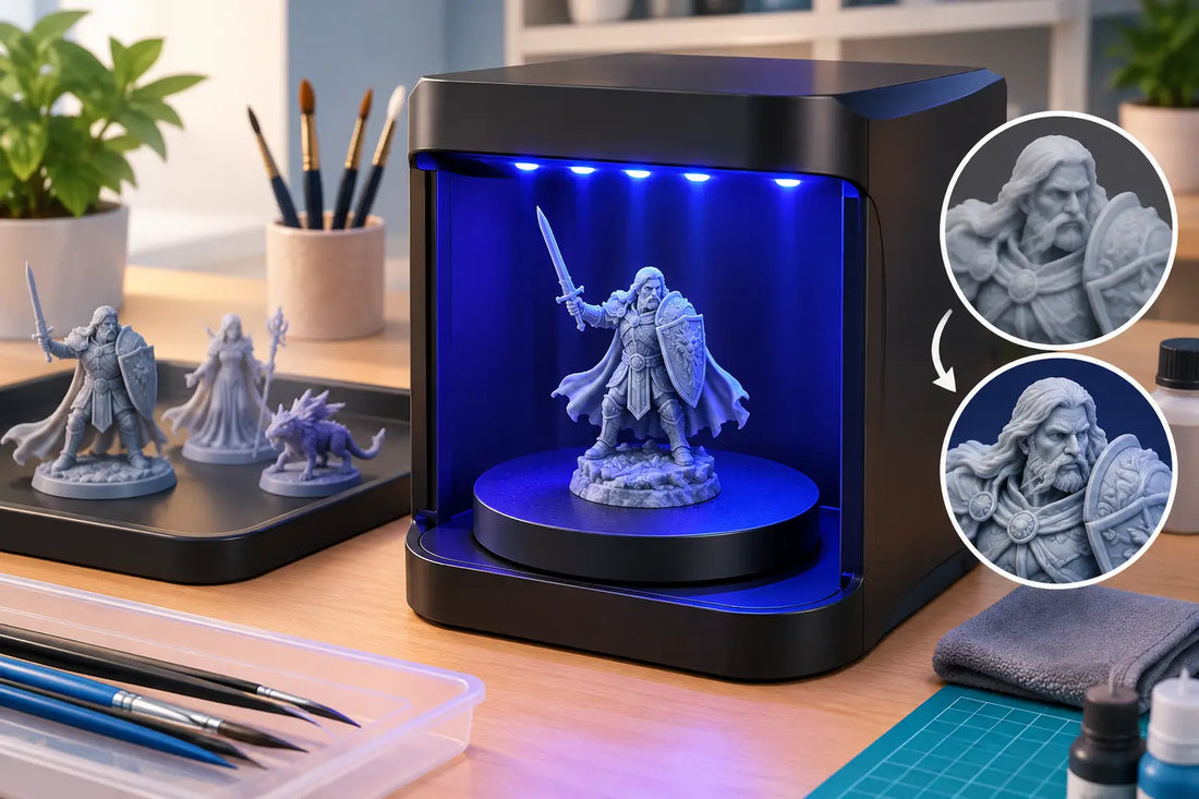 How to Cure Resin Miniatures Without Ruining Detail