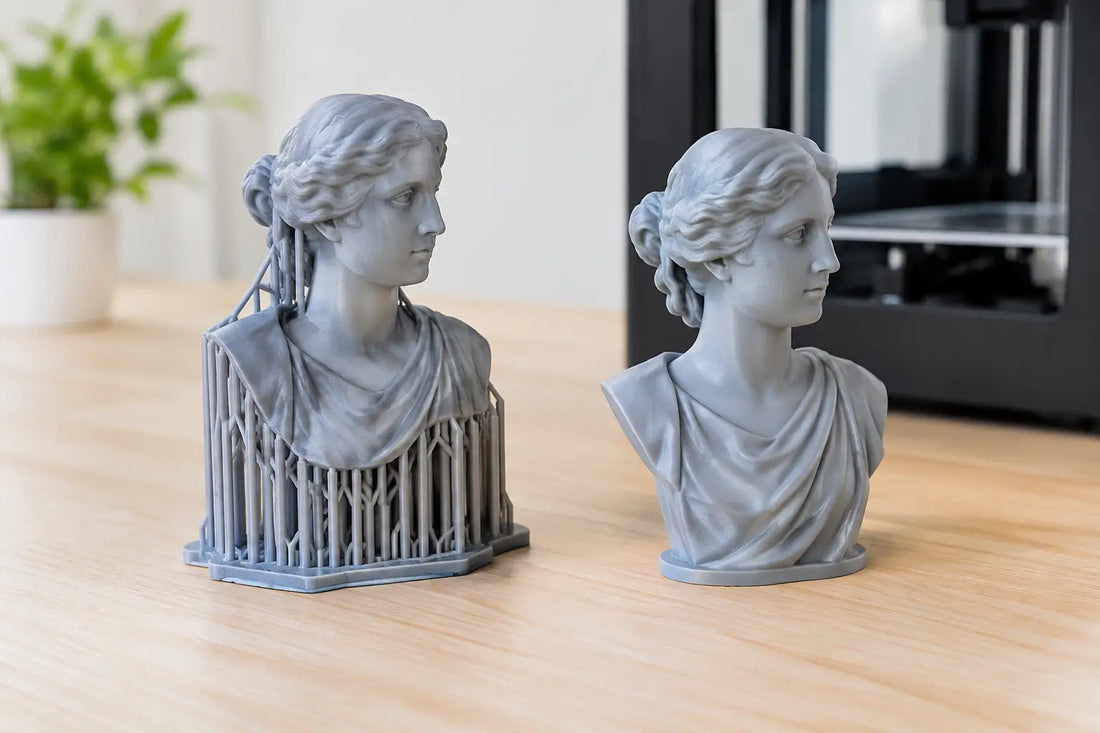 Pre-Supported Versus Unsupported STL Files