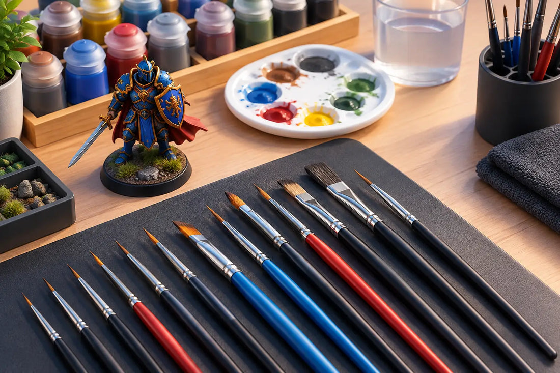 Best Brushes for Miniature Painting by Task