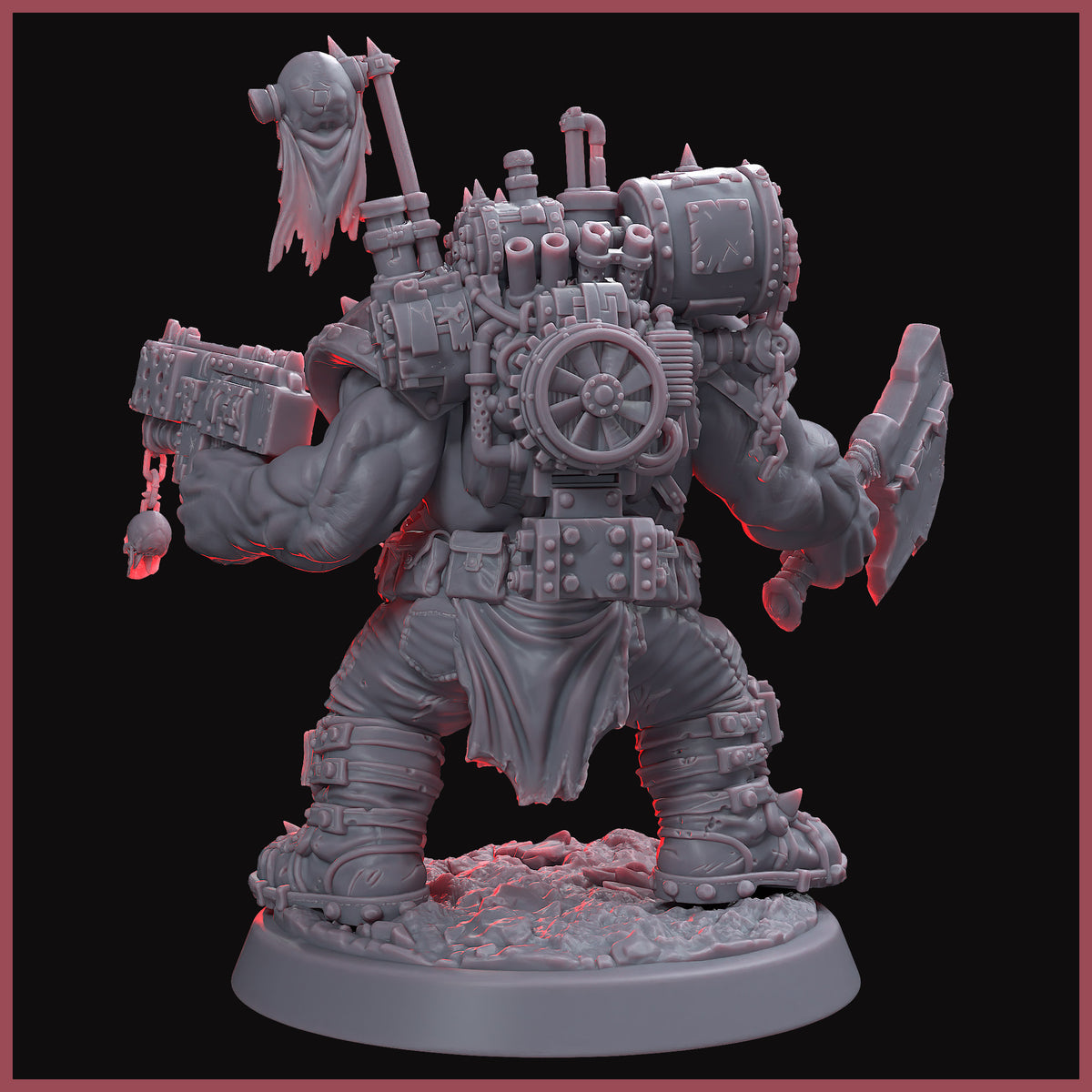 GRUMLUG IRONGUT — THE WALKING WAR MACHINE 💀💥 STL File
