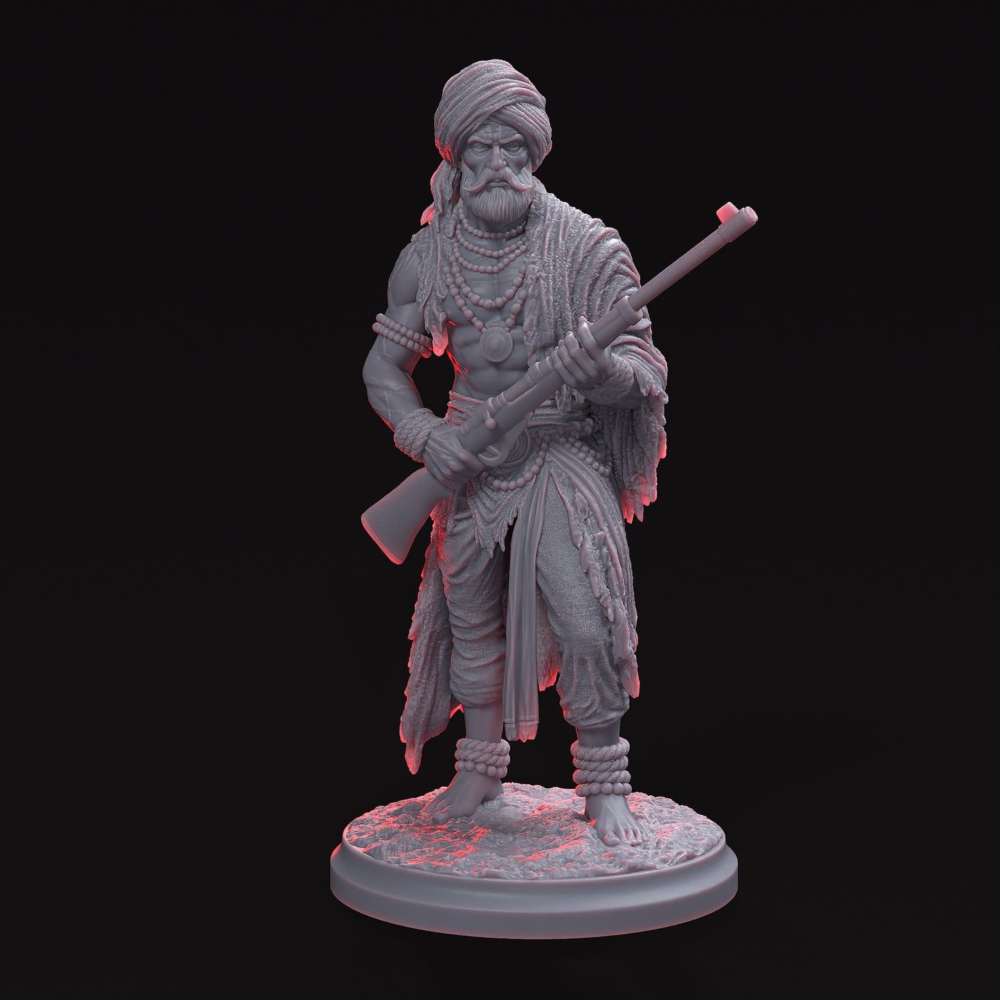 Bhagat Singh STL File - The Iron Vow: A Symbol of Rebellion and Freedom