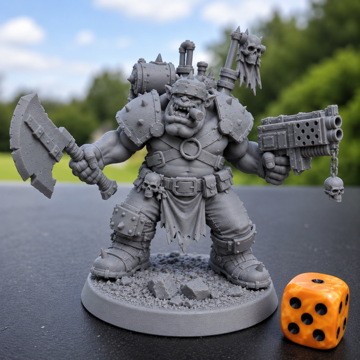 GrumLug IronGut 50mm 3d Miniature