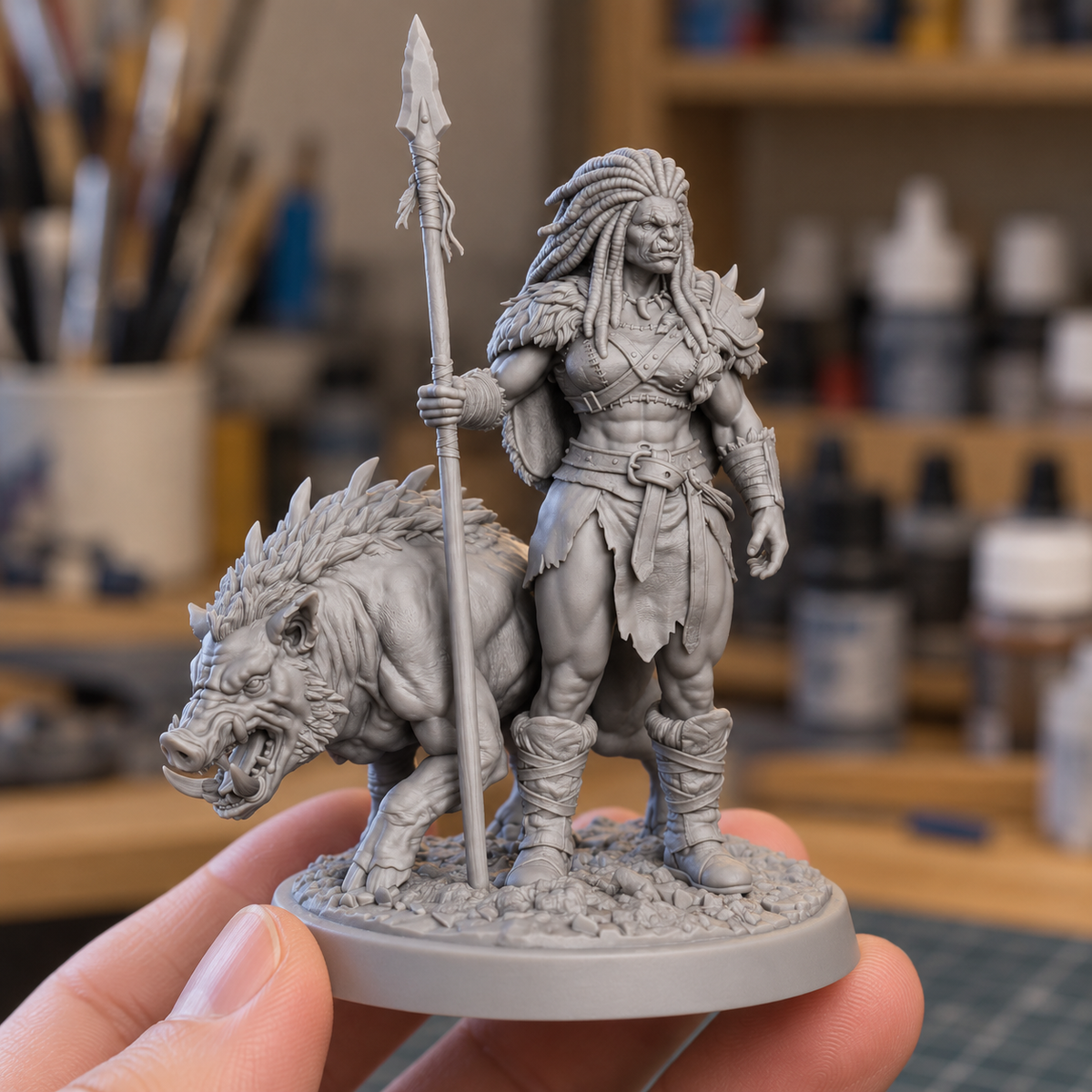 Griska Tuskmaw — The Boar Mother | Physical Resin Miniature