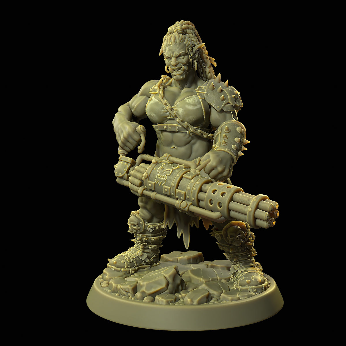 GRIMSPOIL — Morga Alefist, Ork Warrior | STL Download