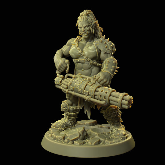GRIMSPOIL — Morga Alefist, Ork Warrior | STL Download