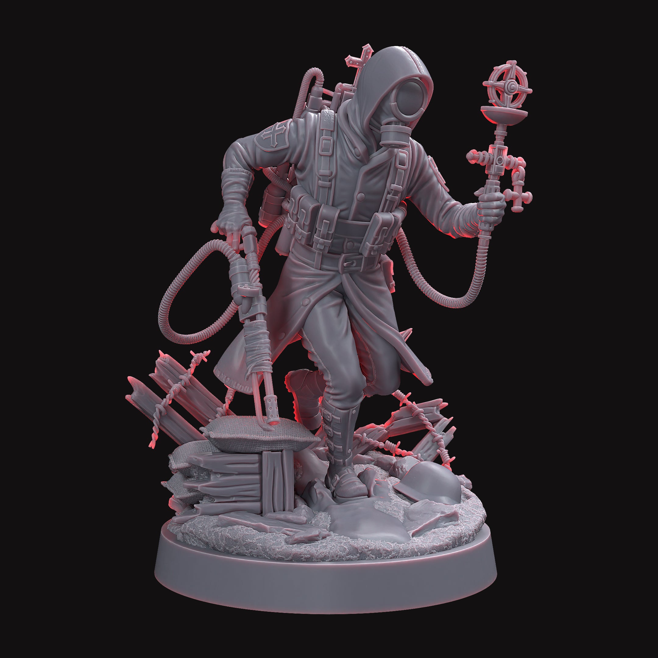 Self-Immolating Priest (STL File)