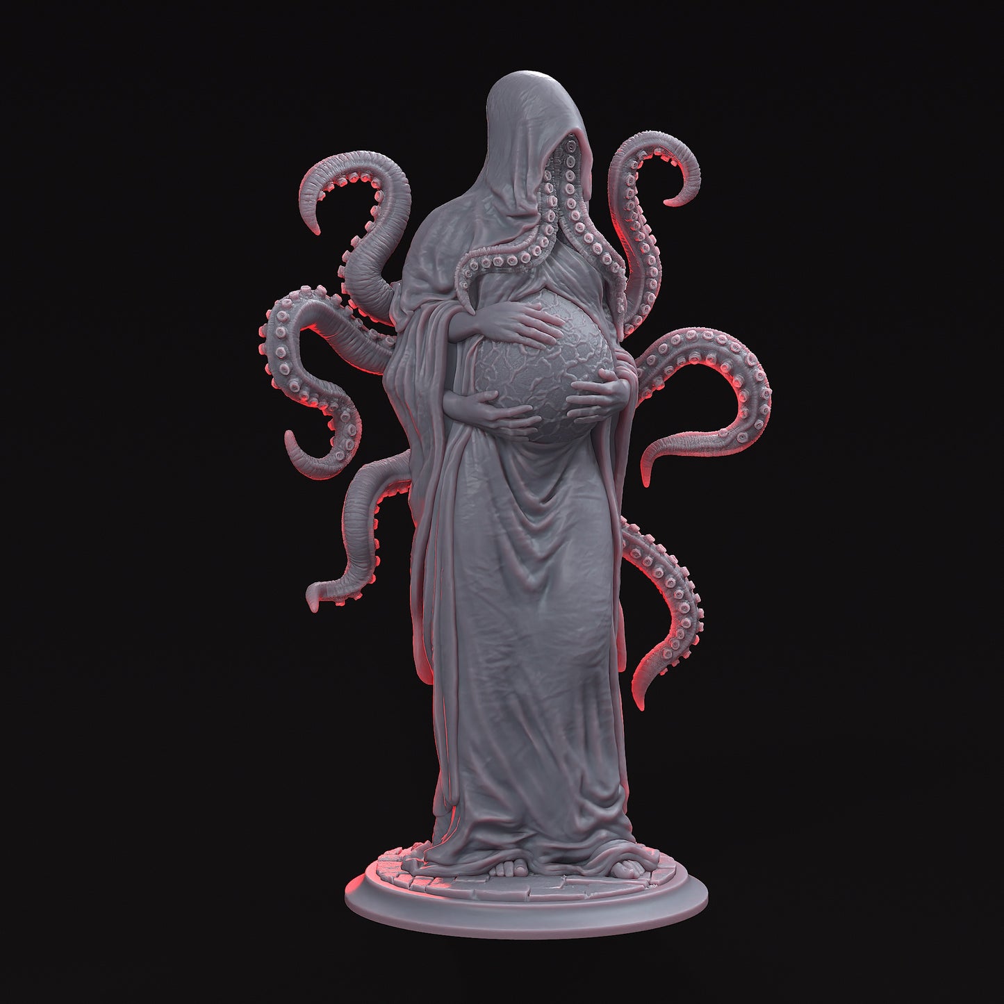 The Deliverer – Dark Fantasy Horror Miniature STL File for 3D Printing