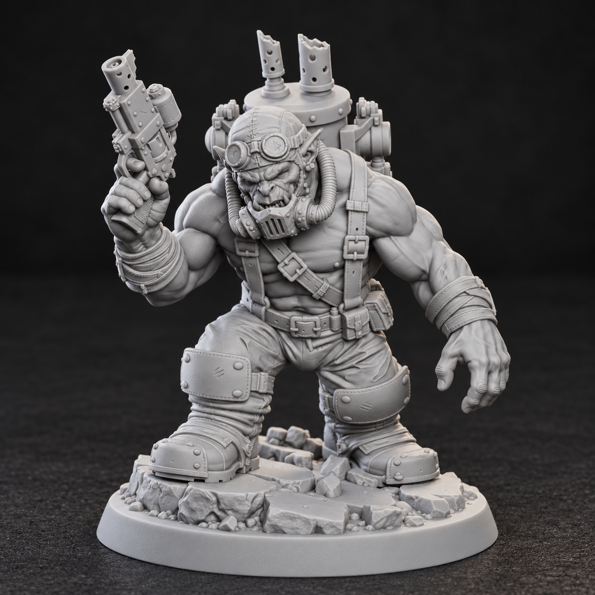 SNAGG BOILERBELCH — Ork Miniature | 16K Elegoo Tough Resin Physical Print