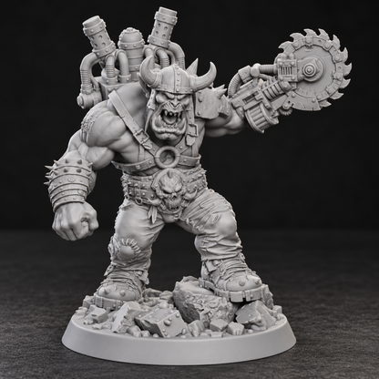 GRUKK GEARMAW — Ork Miniature | 16K Elegoo Tough Resin Physical Print