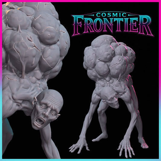 Cosmic Frontier — Blight Folk Flesh Colossus | Cosmic Horror STL Miniature