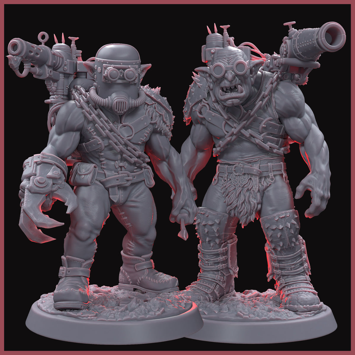 THE BOOMBASTARDS 💥💥 GrimSpoil STL Files | Broken Grin Demolition Duo