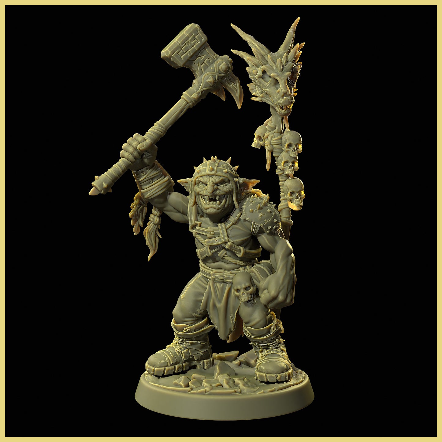 GRIMSPOIL Iron Grin Mob August 2026 STL Instant Download