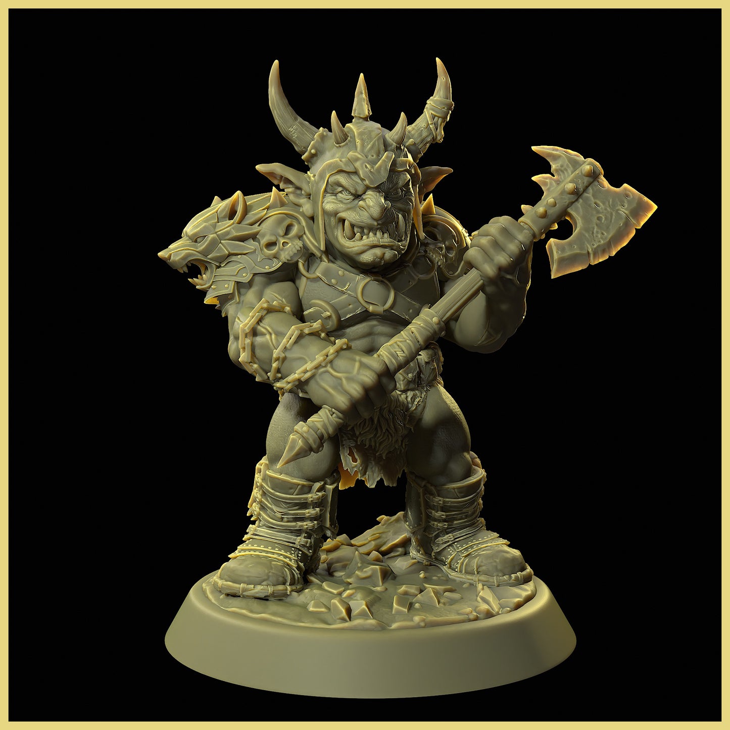 GRIMSPOIL Iron Grin Mob August 2026 STL Instant Download