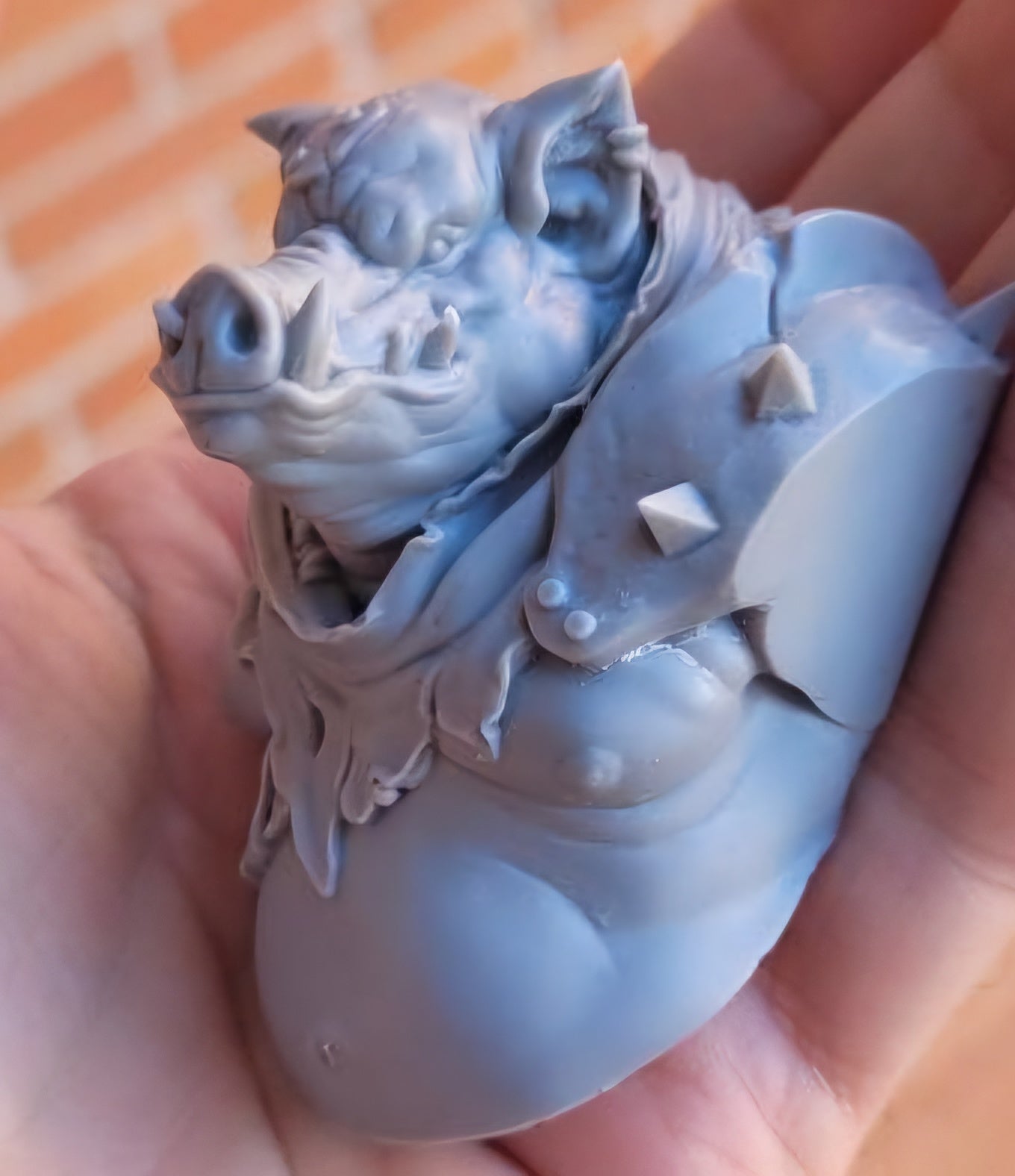 Marauding Pig 3d Bust