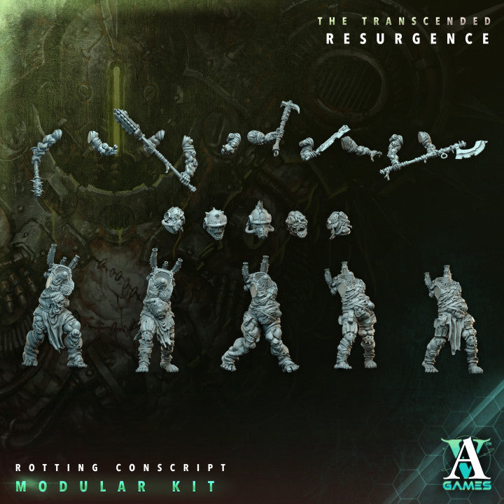 Rotting Conscripts set of 5