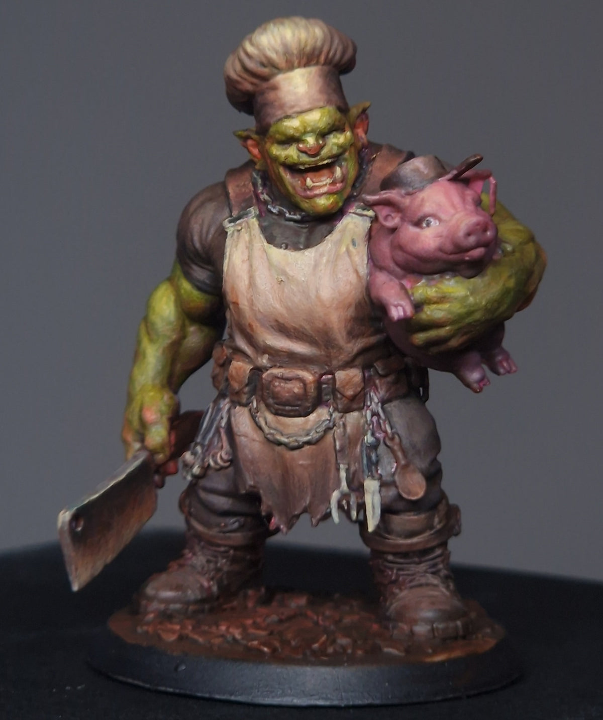 Boss Hog 50mm Limited Edition Unpainted Resin Miniature - GrimSpoil Iron Grin Mob