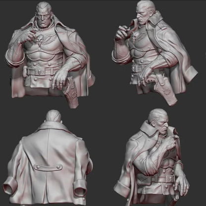 Commander Sebastian Highway “The Vulture” – Premium Resin Bust | Physical 3D Print