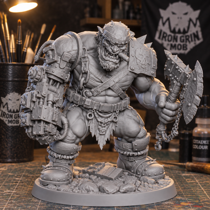BRAGG IRONJAW — THE MOB BREAKER | 50MM Physical Miniature | GRIMSPOIL