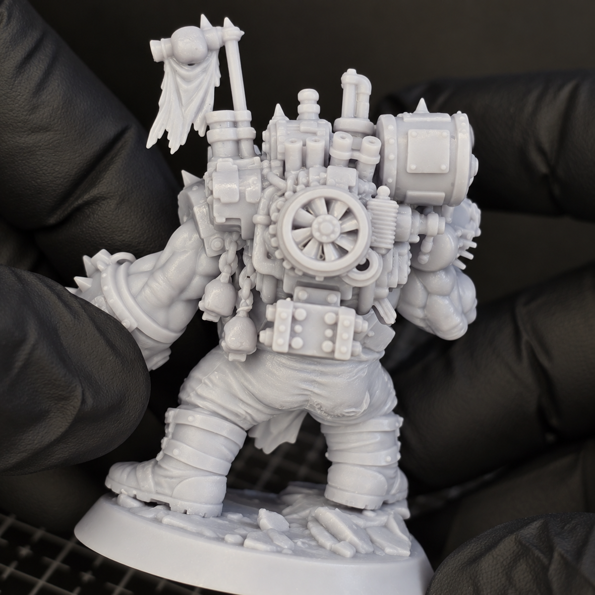 Gronk Ironknuckle — The Silverback | 40mm Broken Grin Ork Miniature