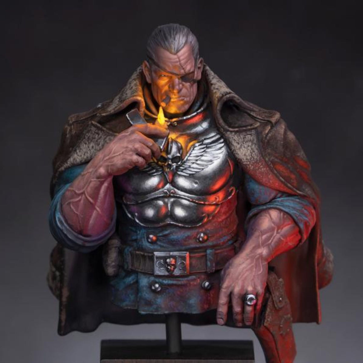 Commander Sebastian Highway “The Vulture” – Premium Resin Bust | Physical 3D Print