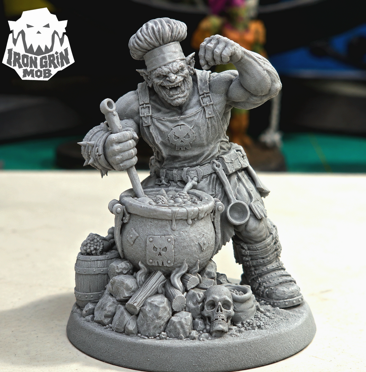 BOSS HOG — THE GRIMSPOIL COOK | 40MM PHYSICAL MINIATURE