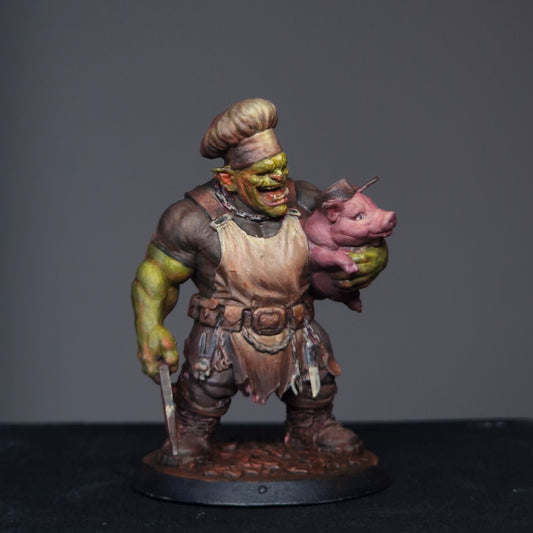 Boss Hog 50mm Limited Edition Unpainted Resin Miniature - GrimSpoil Iron Grin Mob