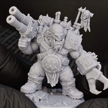 Gronk Ironknuckle — The Silverback | 40mm Broken Grin Ork Miniature