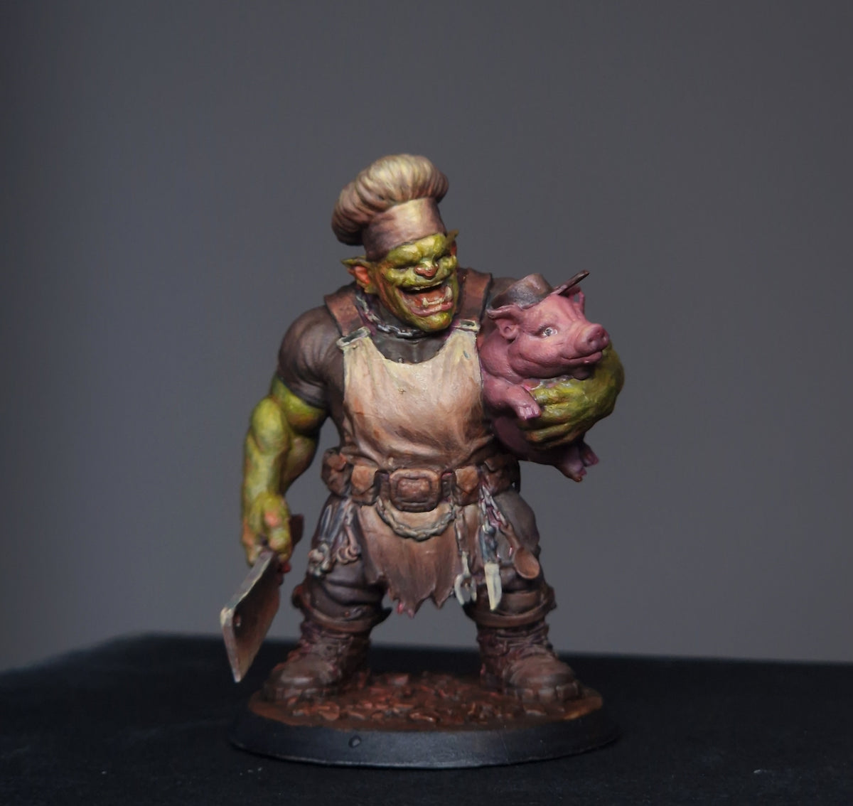 Boss Hog 50mm Limited Edition Unpainted Resin Miniature - GrimSpoil Iron Grin Mob