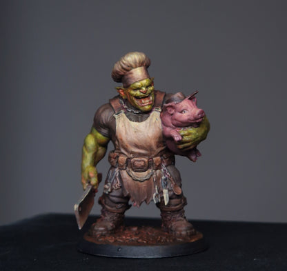 Boss Hog 50mm Limited Edition Unpainted Resin Miniature - GrimSpoil Iron Grin Mob
