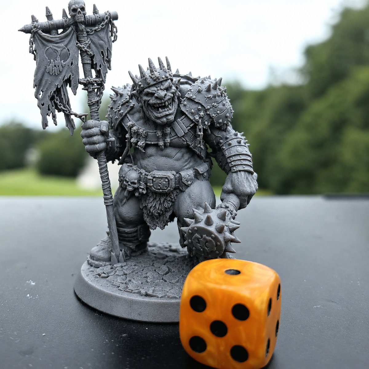 MIGHTY GORGRUK GRIMSPOIL IRON GRIN MOB KING — LIMITED EDITION 50MM