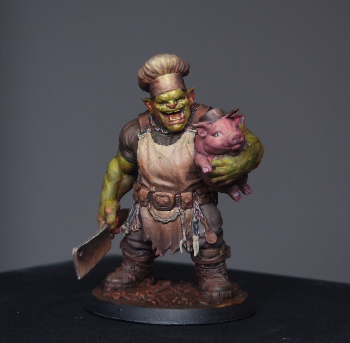 Boss Hog 50mm Limited Edition Unpainted Resin Miniature - GrimSpoil Iron Grin Mob