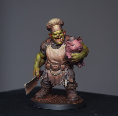 Boss Hog 50mm Limited Edition Unpainted Resin Miniature - GrimSpoil Iron Grin Mob